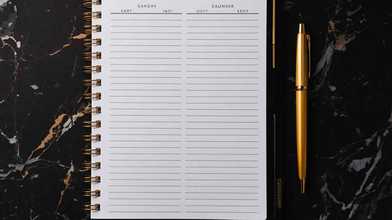 desk focused on consistent execution and productivity in business